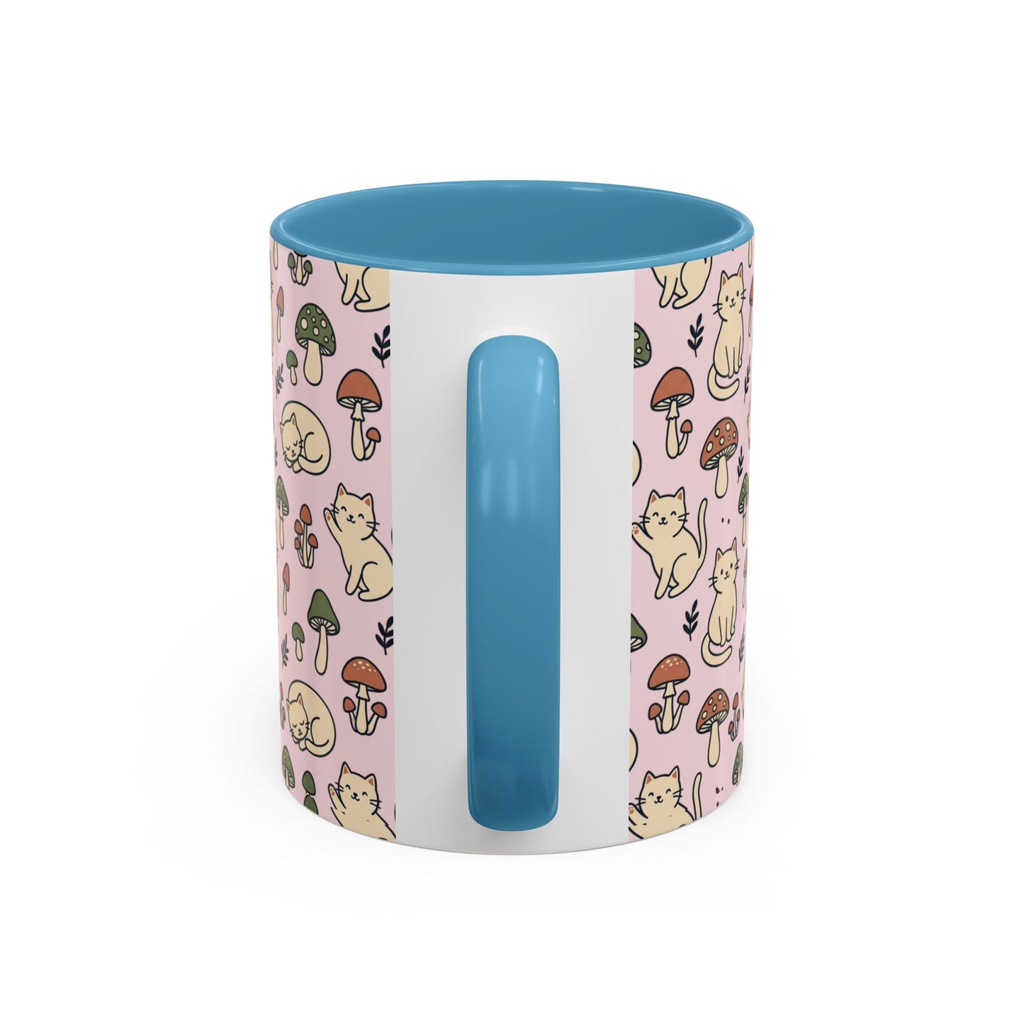 Cats and Mushrooms Mug | Accent Coffee Mug