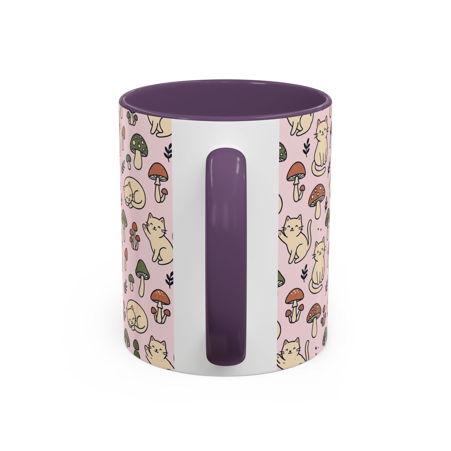 Cats and Mushrooms Mug | Accent Coffee Mug