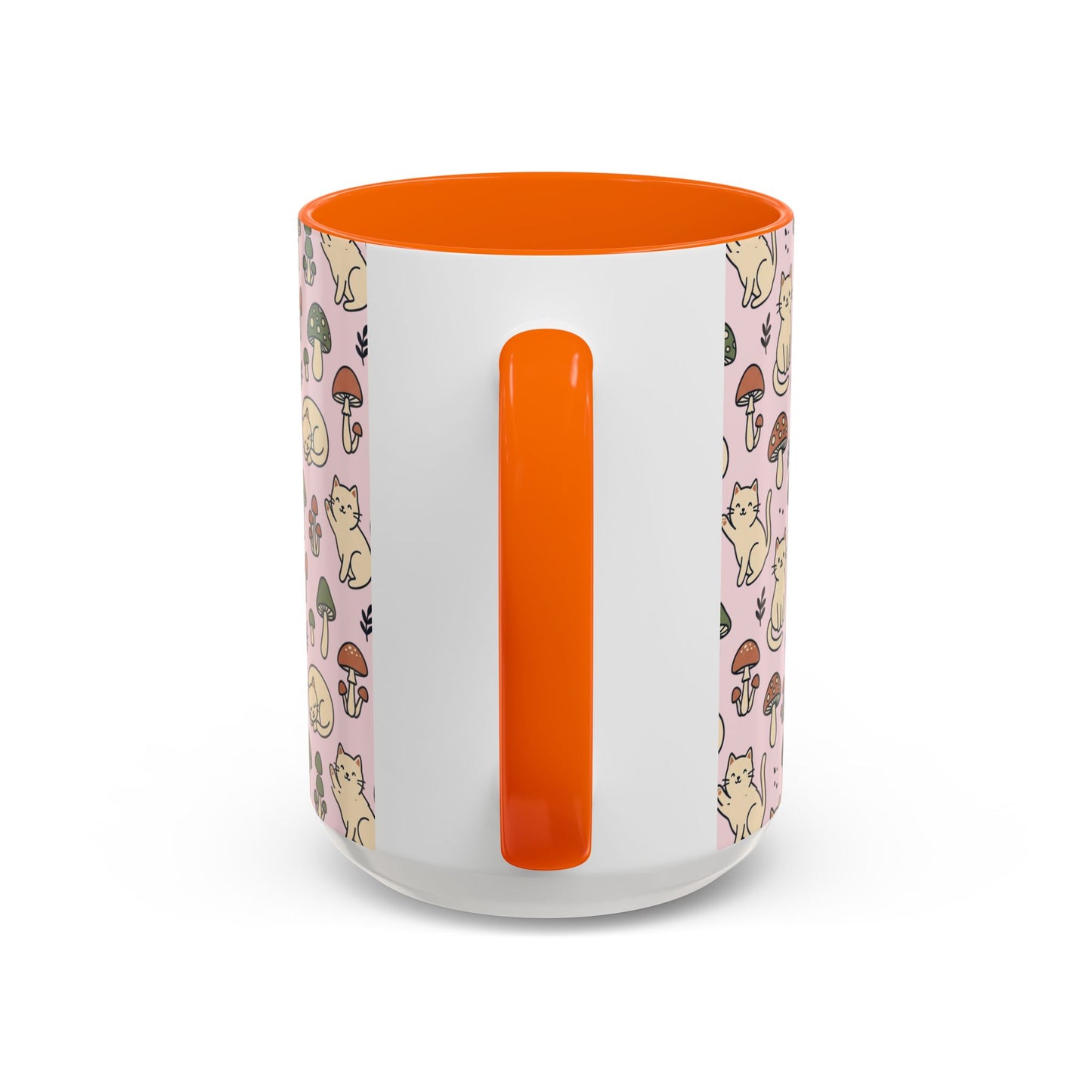 Cats and Mushrooms Mug | Accent Coffee Mug