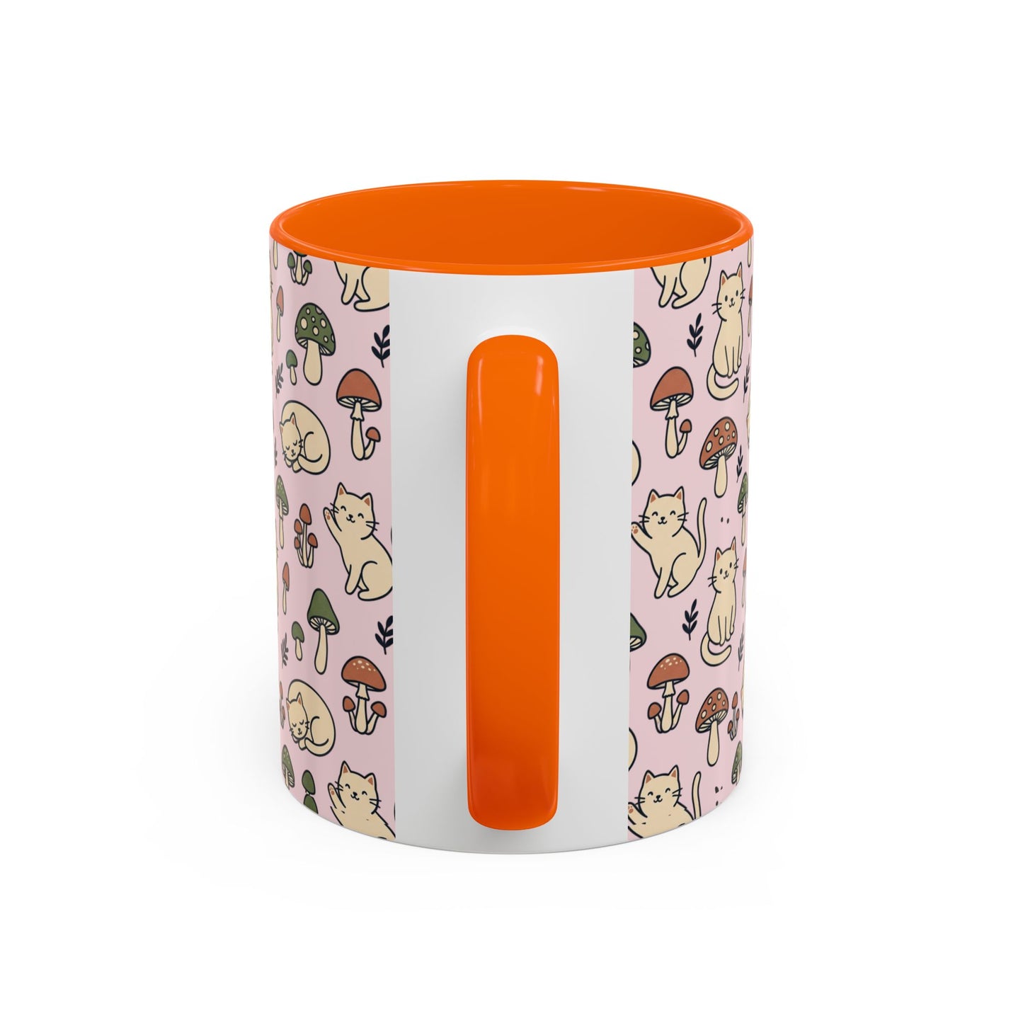 Cats and Mushrooms Mug | Accent Coffee Mug