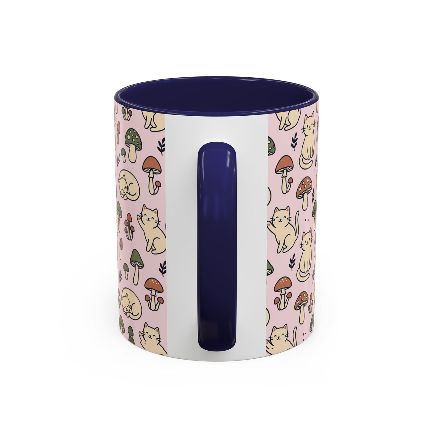 Cats and Mushrooms Mug | Accent Coffee Mug