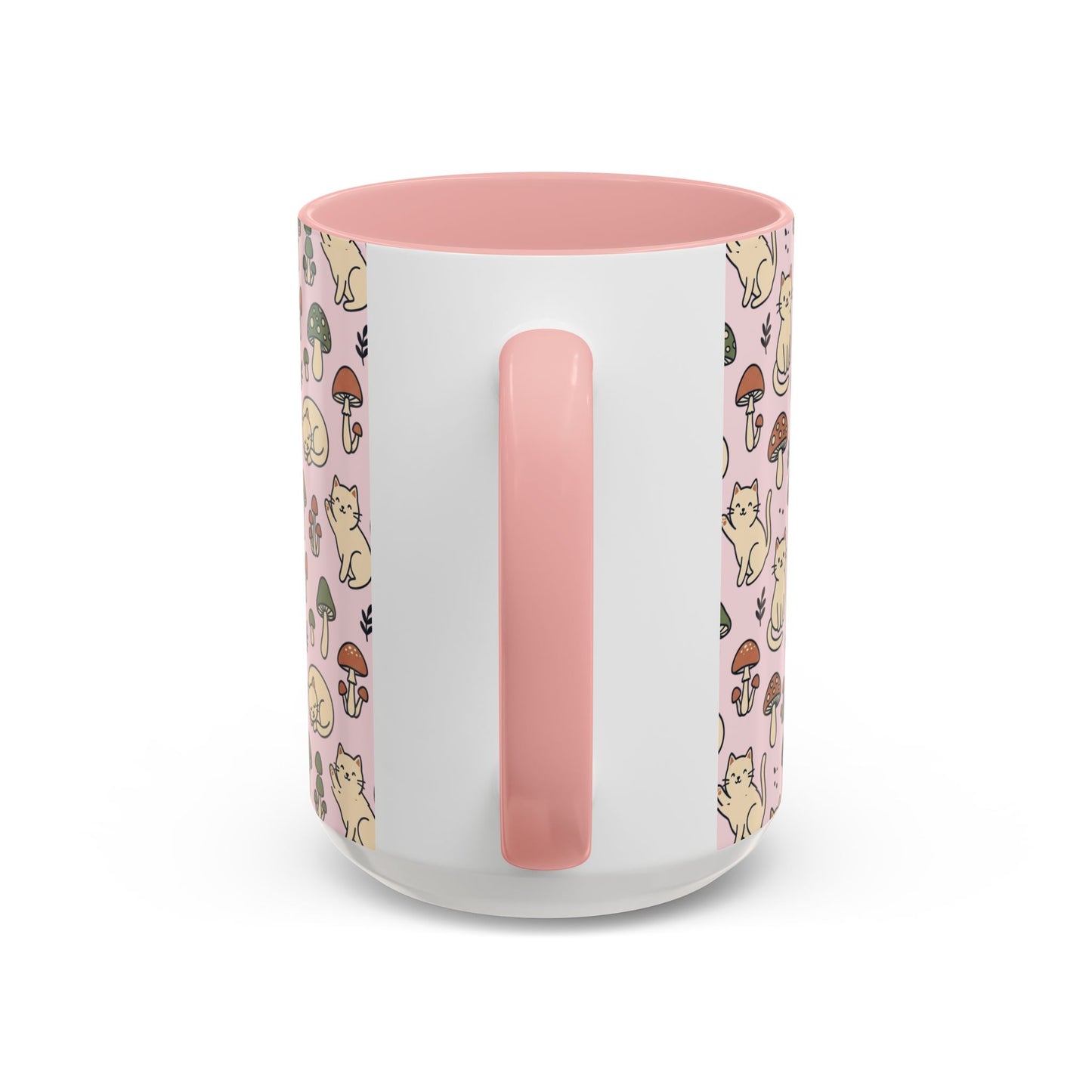 Cats and Mushrooms Mug | Accent Coffee Mug