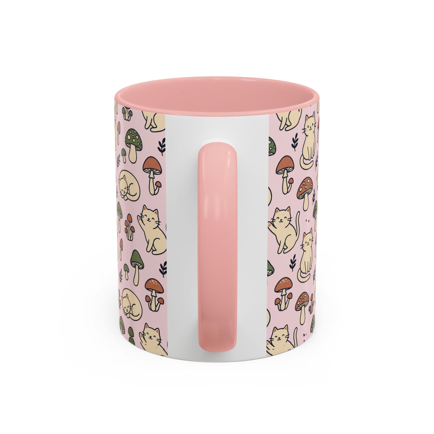Cats and Mushrooms Mug | Accent Coffee Mug