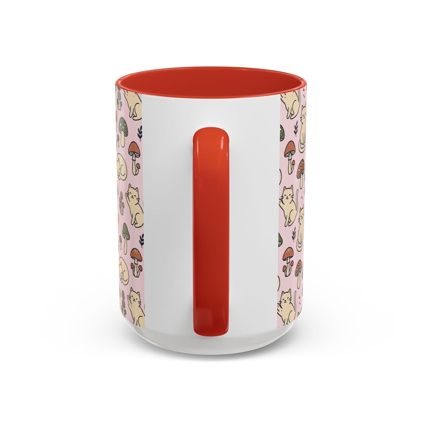 Cats and Mushrooms Mug | Accent Coffee Mug