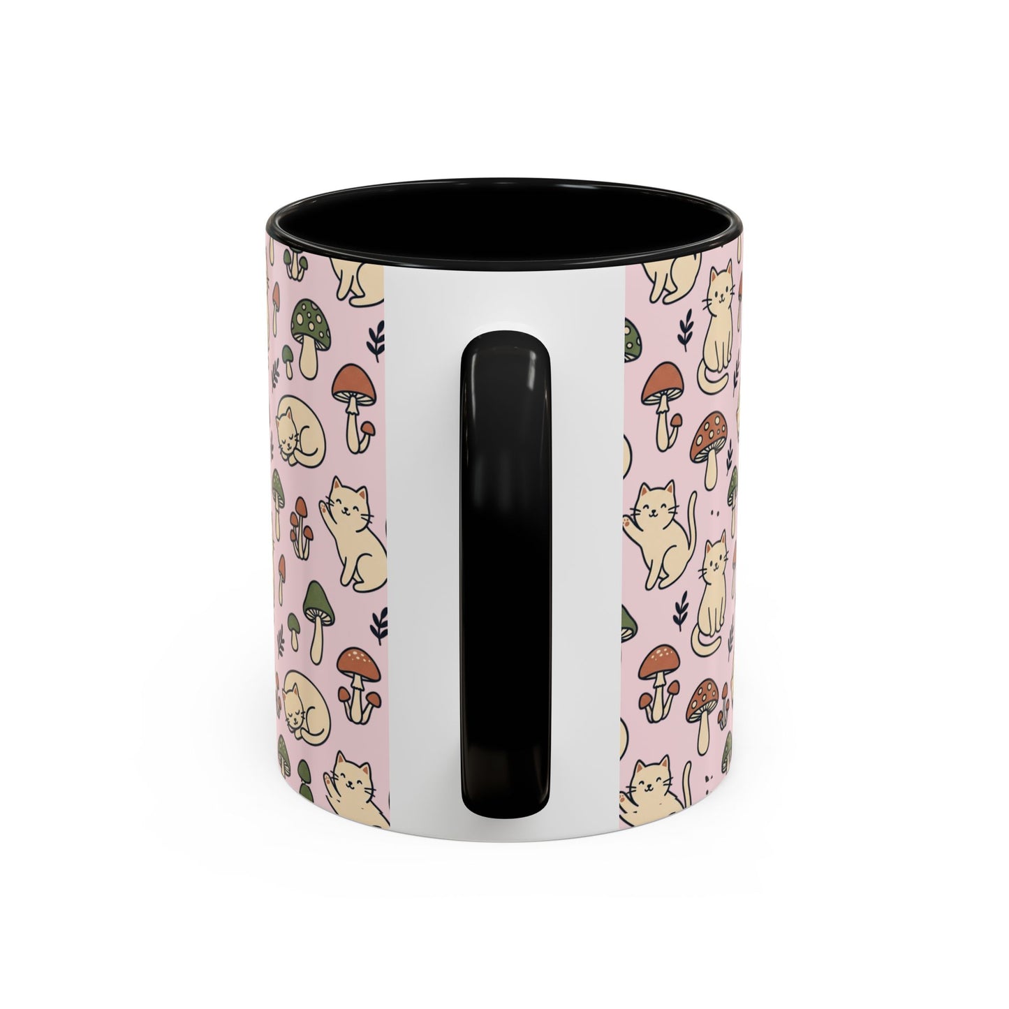 Cats and Mushrooms Mug | Accent Coffee Mug