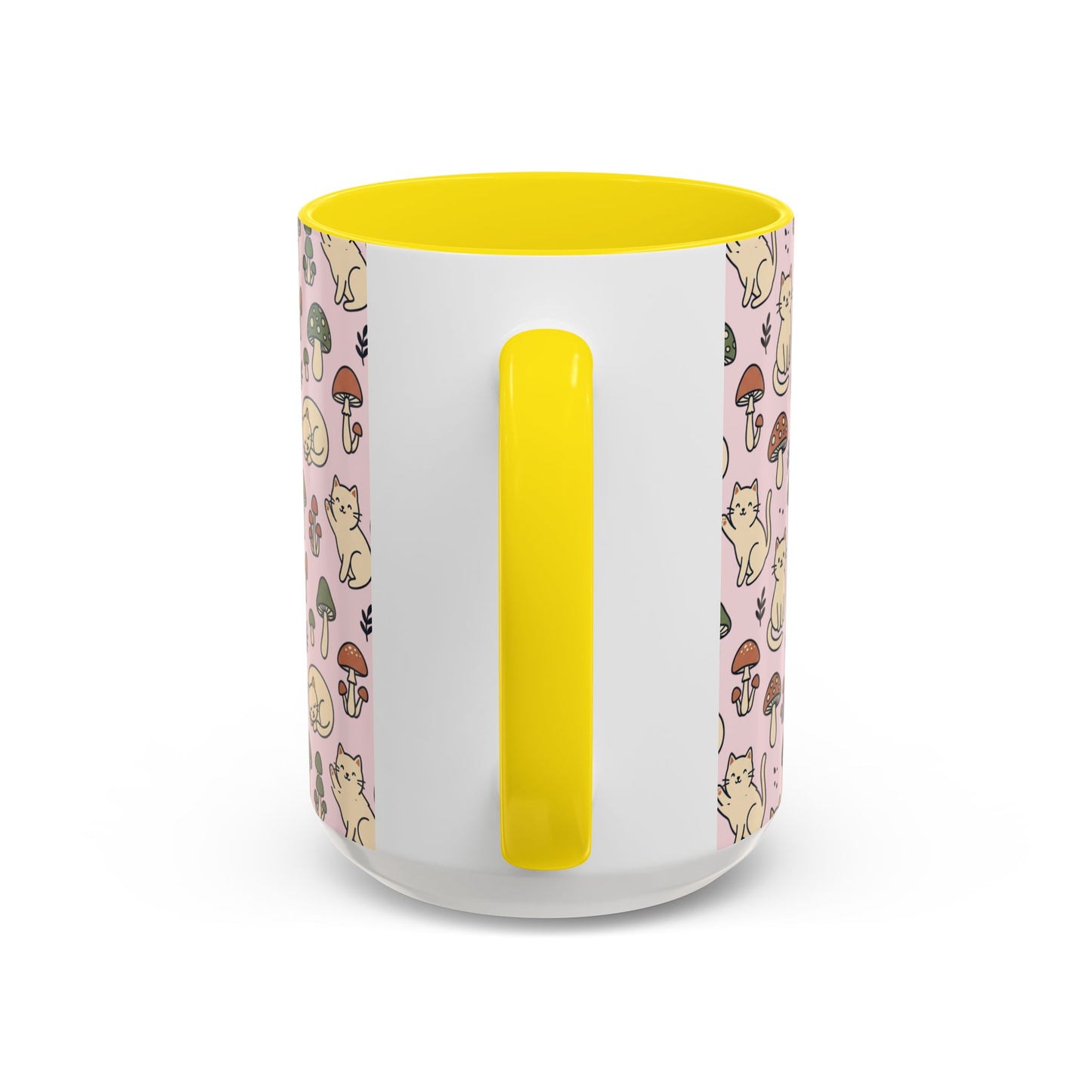 Cats and Mushrooms Mug | Accent Coffee Mug