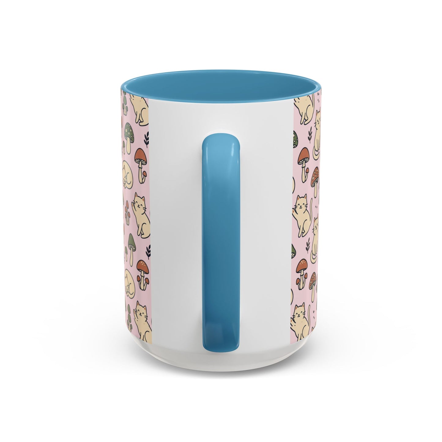 Cats and Mushrooms Mug | Accent Coffee Mug