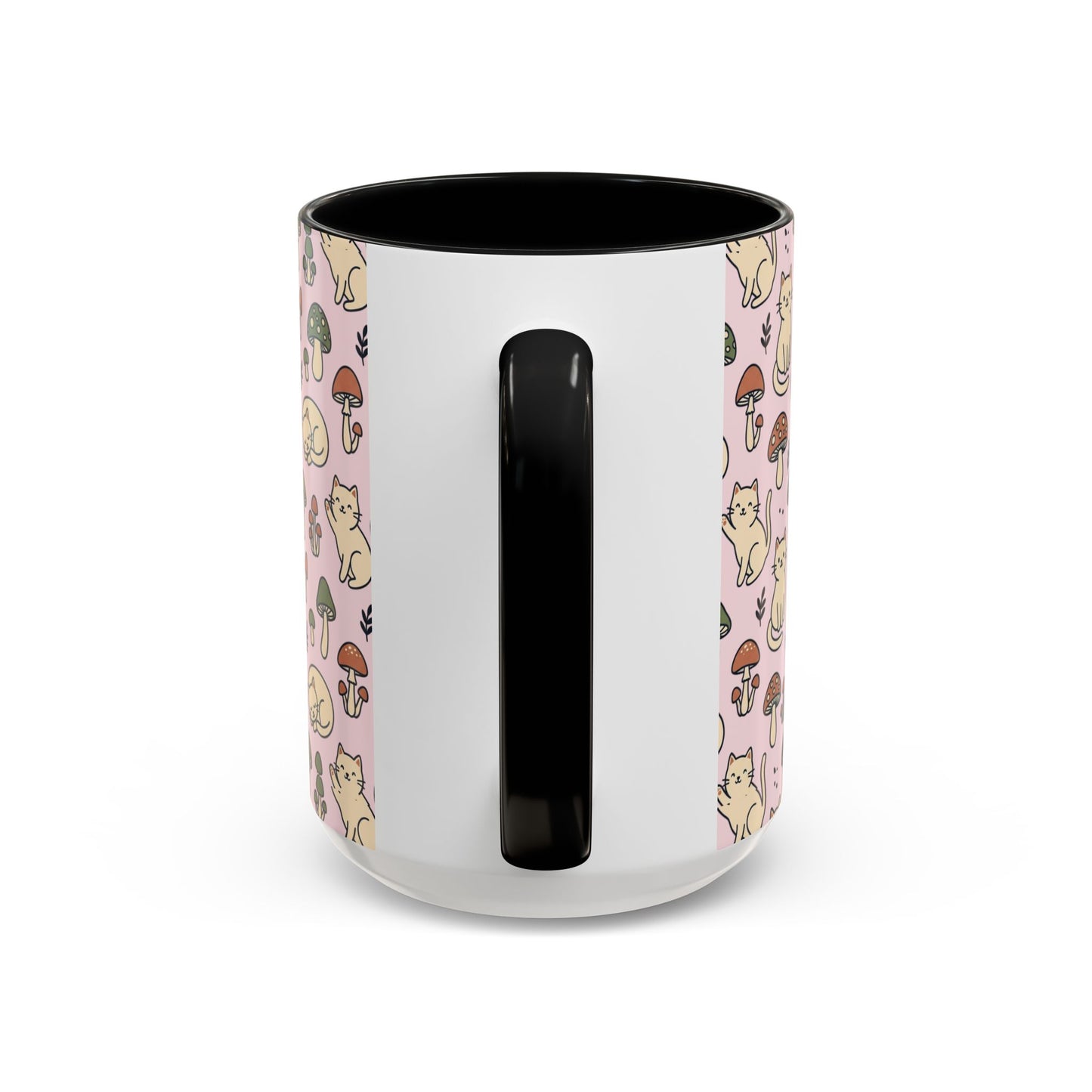 Cats and Mushrooms Mug | Accent Coffee Mug