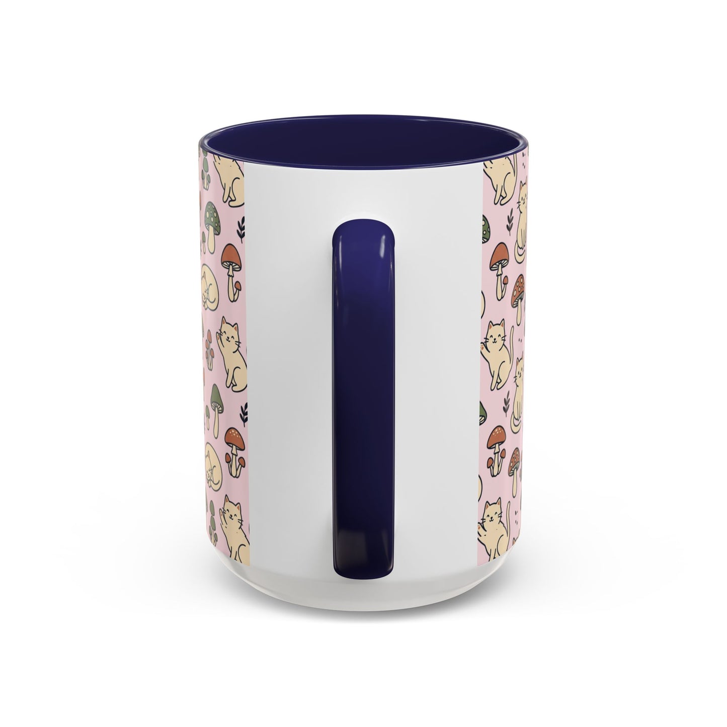Cats and Mushrooms Mug | Accent Coffee Mug